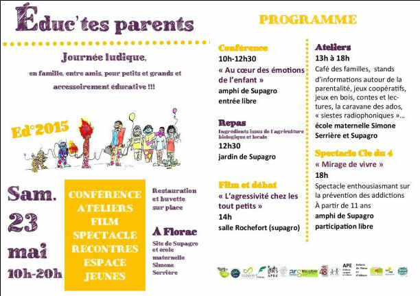 Journée Educ'tes parents