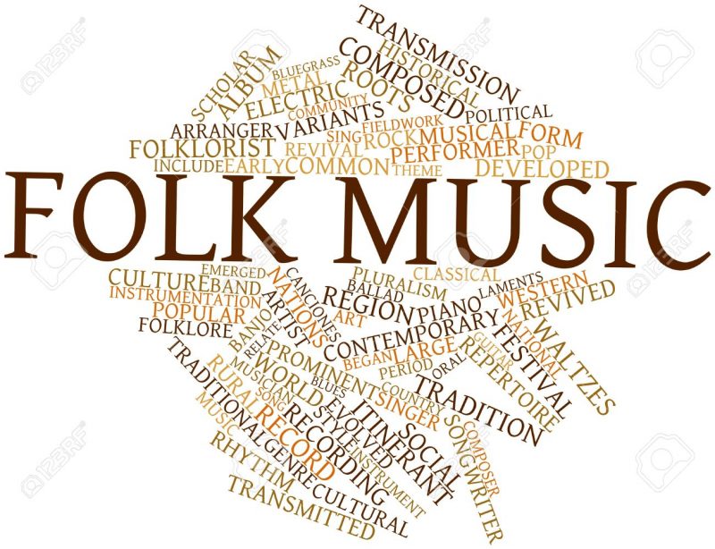 16772719 abstract word cloud for folk music with related tags and terms